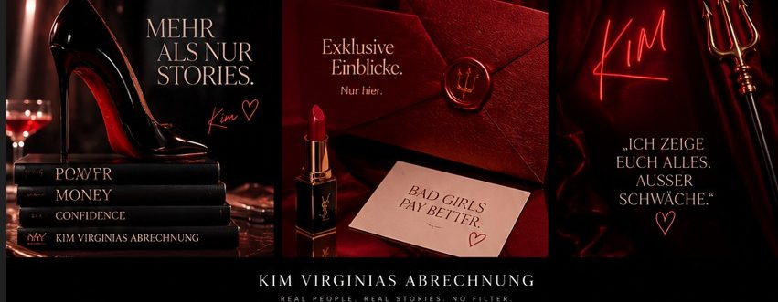 Kim Virginias Abrechnung. Real People. Real Stories. No Filter.